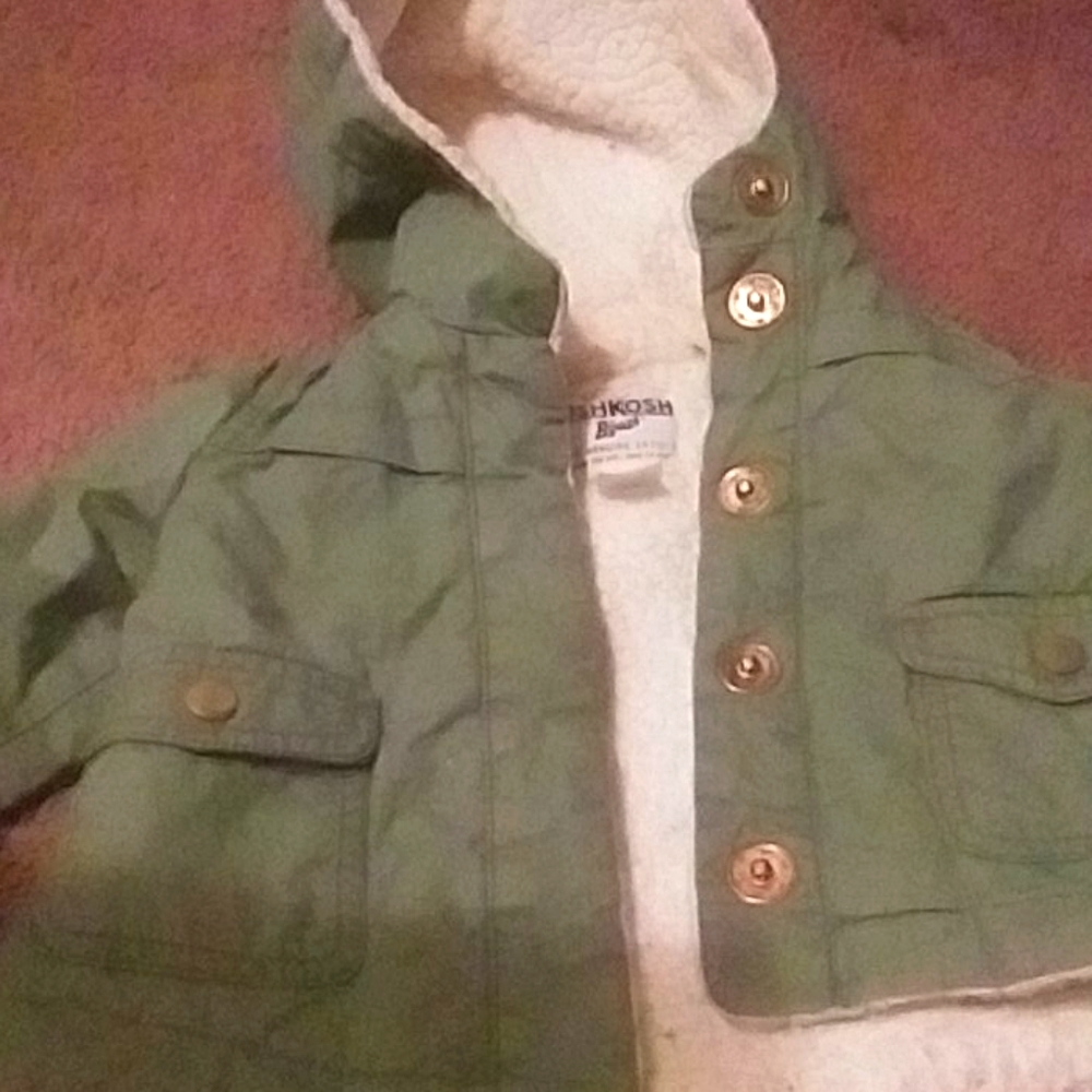 Infant Greeen Oshkosh Bigosh Winter Coat